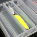 Fishing Tackle Box Lures Storage Tray Bait Holder Case Tool With 8 Compartments