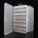 Fishing Tackle Box Lures Storage Tray Bait Holder Case Tool With 8 Compartments