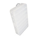 Plastic Dual Layer Waterproof Fishing Tackle Box Lures Bait Storage Case Set