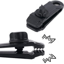 8pcs Tent clip Outdoor Canopy Awning Windproof Black Camping Tools Durable