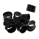 Racquet Elastic Tennis Grip Ring 10pcs Sports Handle's Protector Sweat