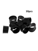 Racquet Elastic Tennis Grip Ring 10pcs Sports Handle's Protector Sweat