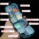 Fishing Terminal Tackle Fishing Tackle Box - sleeve hooks, beads, connectors