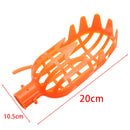 1*Plastic Orange Fruit Picker without Pole Fruit Catcher Gardening Picking Tool