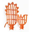 1*Plastic Orange Fruit Picker without Pole Fruit Catcher Gardening Picking Tool