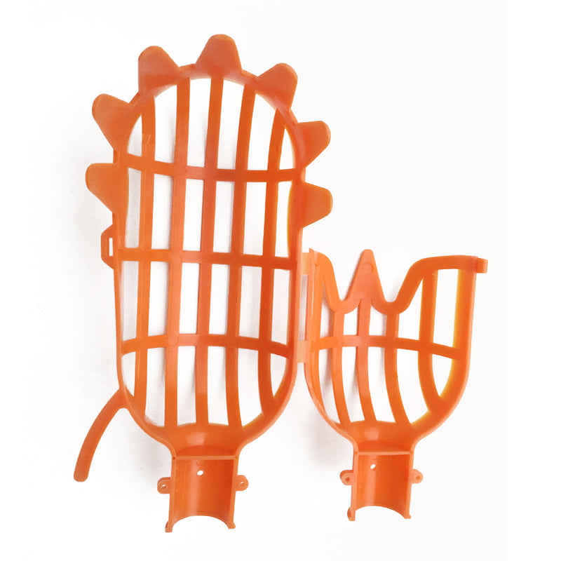 1*Plastic Orange Fruit Picker without Pole Fruit Catcher Gardening Picking Tool