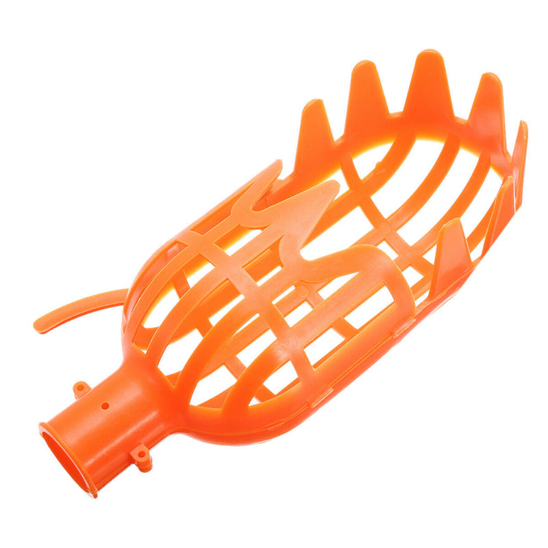 1*Plastic Orange Fruit Picker without Pole Fruit Catcher Gardening Picking Tool
