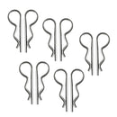 10 pcs Marine Stainless Steel R Retaining Clip Spring Cotter Pin 1.2mm x 22mm