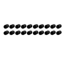 20 Pcs/set Plastic 5mm Shock Bungee Cord Hook Black Newest Useful