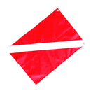 1x Red White Diver Down Boat Flag Marker for Scuba Diving Snorkeling 50x35cm
