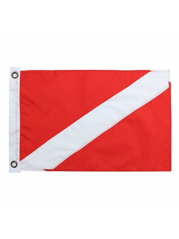 1 x Diver Down Boat Flag Marker for Scuba Diving Snorkeling 50x35cm Newest Use