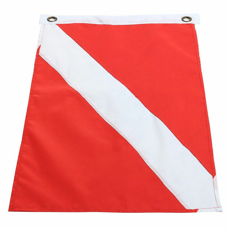 1 x Diver Down Boat Flag Marker for Scuba Diving Snorkeling 50x35cm Newest Use