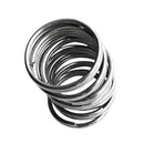 Lots 10Pcs 25mm 316 Stainless Steel Key Rings Heavy Duty Split Rings Keychain