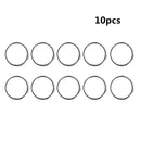 Lots 10Pcs 25mm 316 Stainless Steel Key Rings Heavy Duty Split Rings Keychain