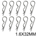 20 Pcs Stainless Steel R Clips Cotter Pins Spring Clip Retaining Clip New  ghj