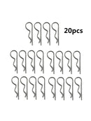 20 Pcs Stainless Steel R Clips Cotter Pins Spring Clip Retaining Clip New  ghj
