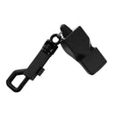 Survival Whistle Plastic Black Key Chain Outdoor Emergency Sports Camping