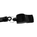 Survival Whistle Plastic Black Key Chain Outdoor Emergency Sports Camping