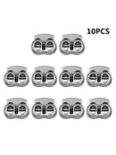 10x Bean Toggle Rope Clamp Cord Locks Stopper Clasp Buckle Drawstring Sewing