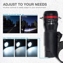 Metal + Plastic Led Bicycle Bike Front Rear Light Set Headlight Taillight Lamps