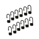 12Pcs Plastic Steel Wire Hooks for 8mm Elastic Shock Cord Bungee Rope