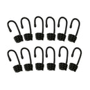 12Pcs Plastic Steel Wire Hooks for 8mm Elastic Shock Cord Bungee Rope