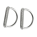 Heavy Duty Scuba Dive 316 Stainless Steel Keeper Clip & Bent D Ring New