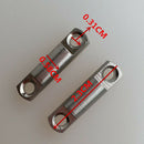 2Pcs 316 Stainless Steel Scuba Diving Reel Finger Spool Line Double Swivels