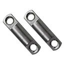 2 x Steel Sheet Seat Double Swivels Main Line Connector Fishing Tool Nice Fashio