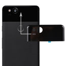 Google Pixel 2 Back Cover Top Glass Lens Cover(Black)