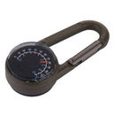Keychain Carabiner Travel Hiking Compass Thermometer Survival Outdoor Sport Tool