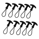 10xZip Puller Zipper Pulls Cord Replacement fastener Slider Jacket High Quality