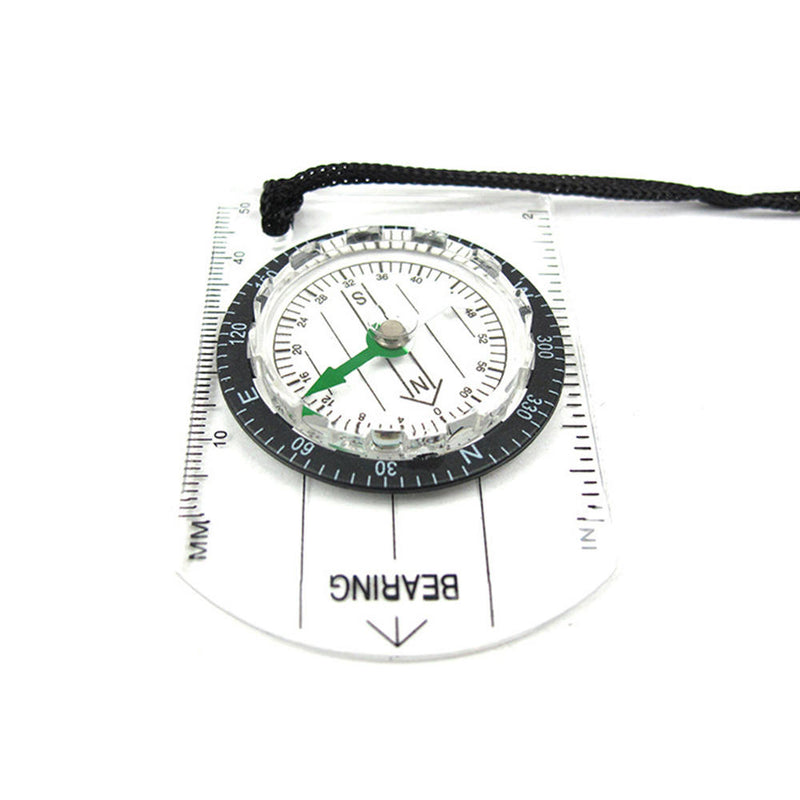 Professional Mini Compass Map Scale Ruler Multifunctional Equipment Outdoor