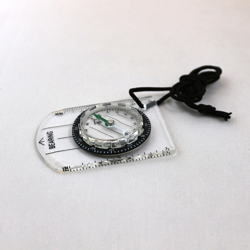 Professional Mini Compass Map Scale Ruler Multifunctional Equipment Outdoor