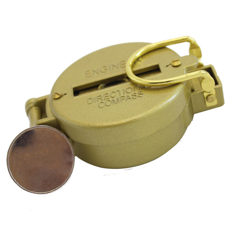 1 pc Compasses Folding Lens Compass Portable Multifunction Compass Yellow New