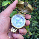 1 pc Compasses Folding Lens Compass Portable Multifunction Compass Yellow New