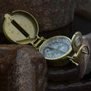 1 pc Compasses Folding Lens Compass Portable Multifunction Compass Yellow New