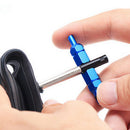 1 Pc Bike Double-Head Multi-function Nozzle Tube Disassembly Tool Blue Nice New