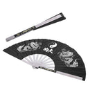 Chinese Kung Fu Martial Arts Tai Chi Dragon Stainless Steel Frame Fan Best v n