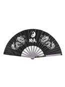 Chinese Kung Fu Martial Arts Tai Chi Dragon Stainless Steel Frame Fan Best v n