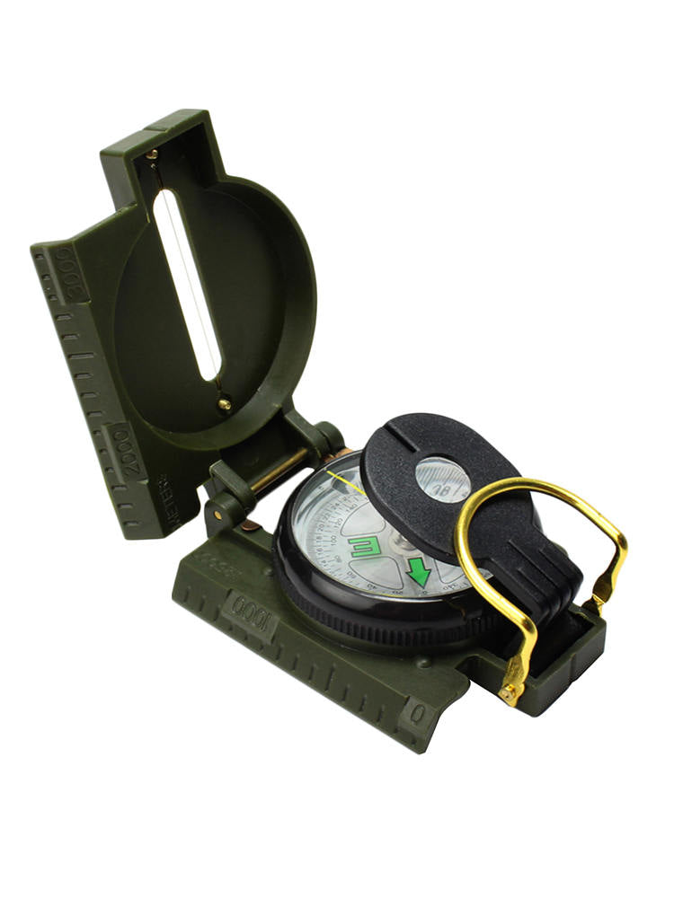 1 PC Folding Compass Portable Military Multifunction Metal shell Compass