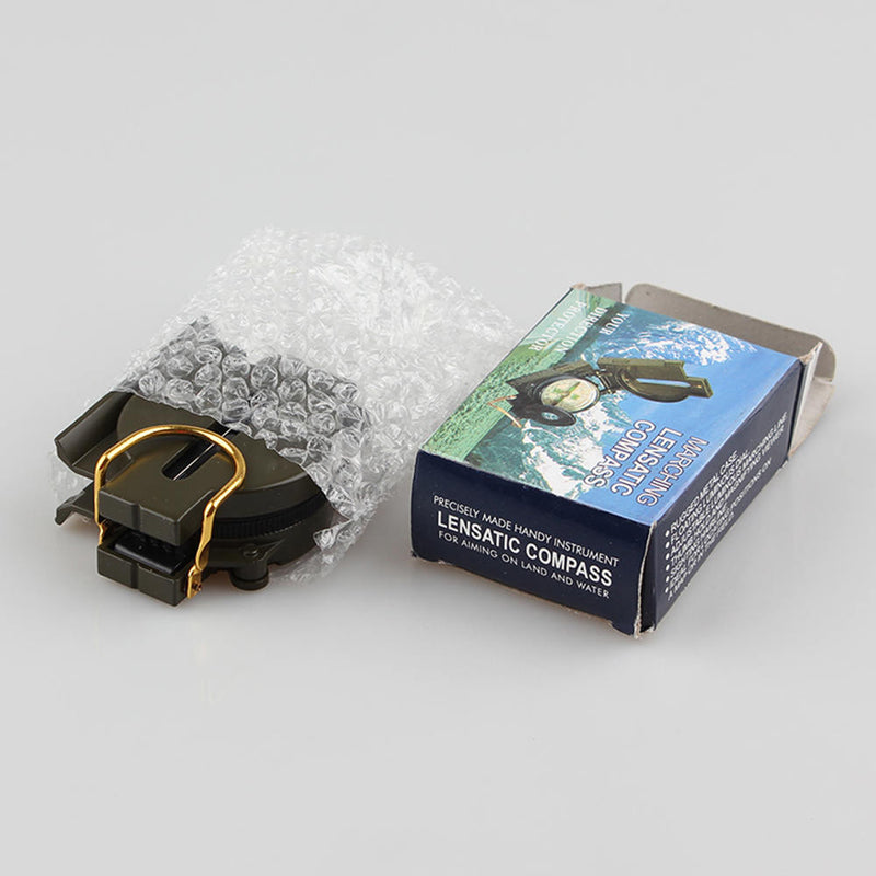 1 PC Folding Compass Portable Military Multifunction Metal shell Compass