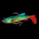 Fishing Lure Soft Bait with Treble Tackle Hooks for freshwater / saltwater