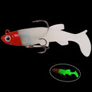 Fishing Lure Soft Bait with Treble Tackle Hooks for freshwater / saltwater