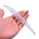 5pcs Unpainted Crankbait Fishing Lure Body Transparent Blank Fish Lures 18.5cm