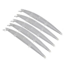 5pcs Unpainted Crankbait Fishing Lure Body Transparent Blank Fish Lures 18.5cm