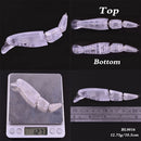 5pcs Blank Lure Bodies Fishing Lures Hard Artificial Bait Unpainted DIY