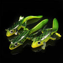 5pcs Lizard Rubber Soft Plastic Fishing Bait Lifelike Fishing Lure 7.5cm
