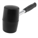 Non-elastic Black Rubber Hammer Tile Hammer & Round Head + Non-slip Handle