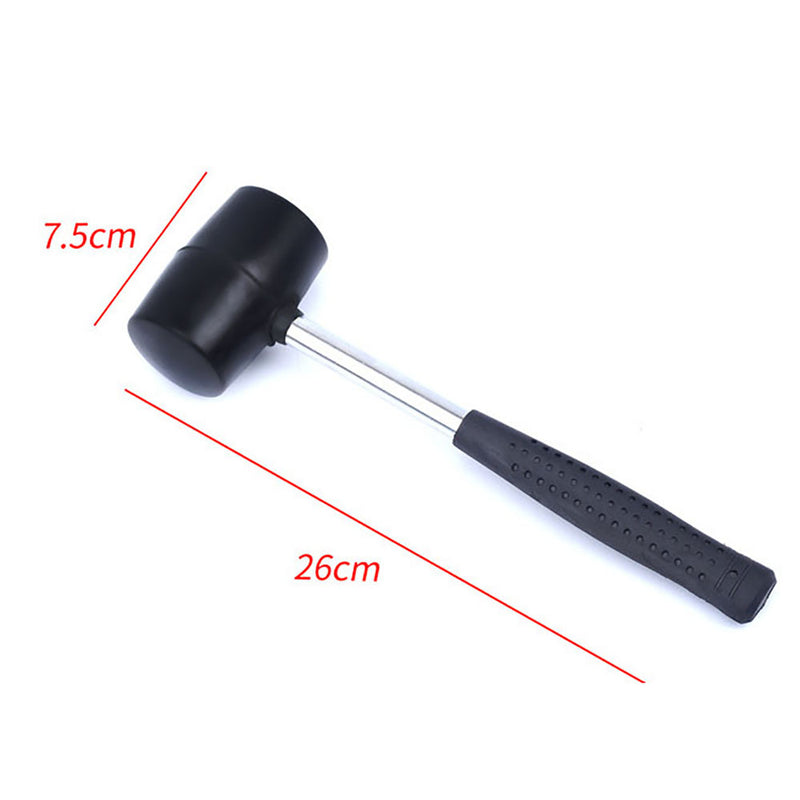 1 xDurable Rubber Hammer Double Face Non Slip Handle Tiling Mallet Well Hot
